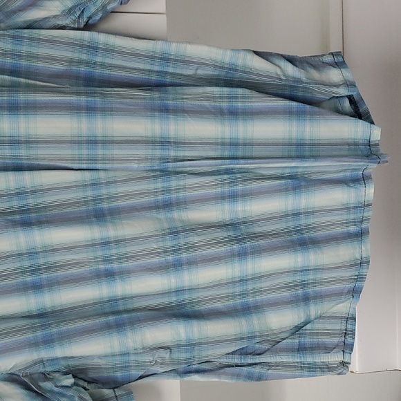 Ascend Mens Large Plaid Casual Outdoor Shirt Fishing - Picture 12 of 12